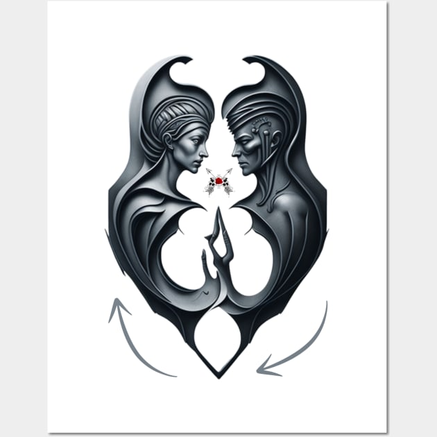 male & female Wall Art by Stylebymee